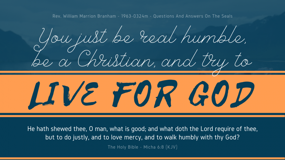 Live For God