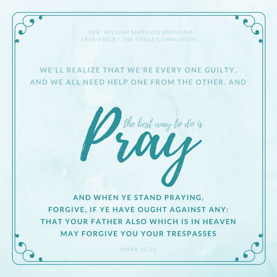The best way to do is PRAY