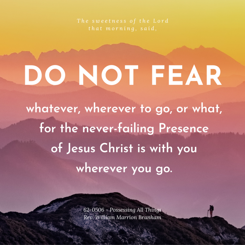 DO NOT FEAR