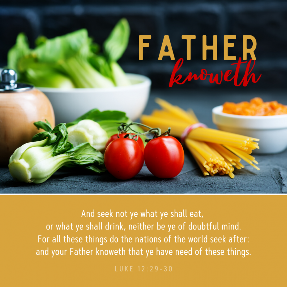 Luke 12:29-30