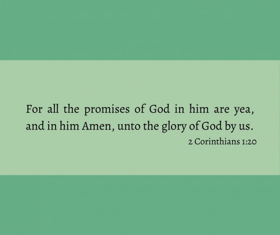II. Corinthians 1:20