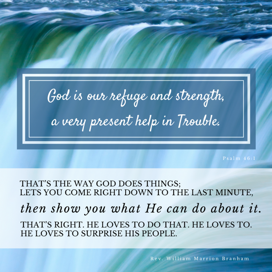 God is a very present help!